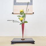 Seigado Red Copper Single - Flower Vase - MUSUBI KILN - Quality Japanese Tableware and Gift