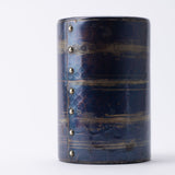 Seigado Sakura and Wind Pattern Copper Tea Canister - MUSUBI KILN - Quality Japanese Tableware and Gift