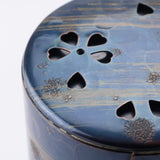 Seigado Sakura and Wind Pattern Copper Tea Canister - MUSUBI KILN - Quality Japanese Tableware and Gift