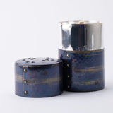 Seigado Sakura and Wind Pattern Copper Tea Canister - MUSUBI KILN - Quality Japanese Tableware and Gift