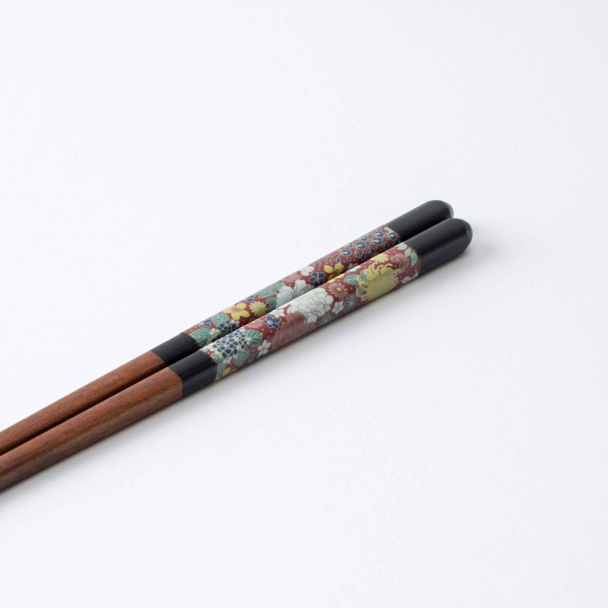 Seikou Kiln Black Kutani Color Reusable Chopsticks 23 cm (9 in) - MUSUBI KILN - Quality Japanese Tableware and Gift