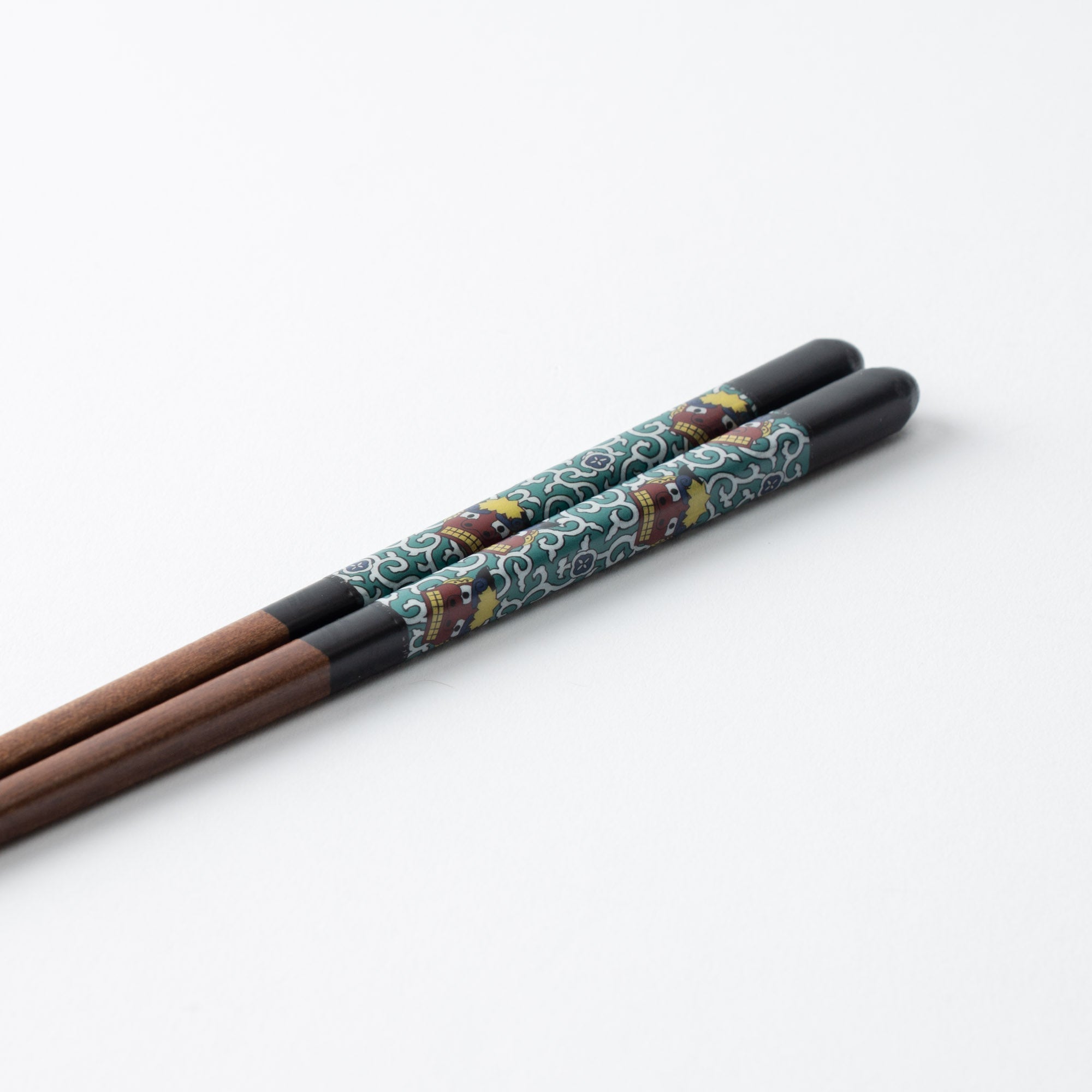 Seikou Kiln Black Kutani Color Reusable Chopsticks 23 cm (9 in) - MUSUBI KILN - Quality Japanese Tableware and Gift