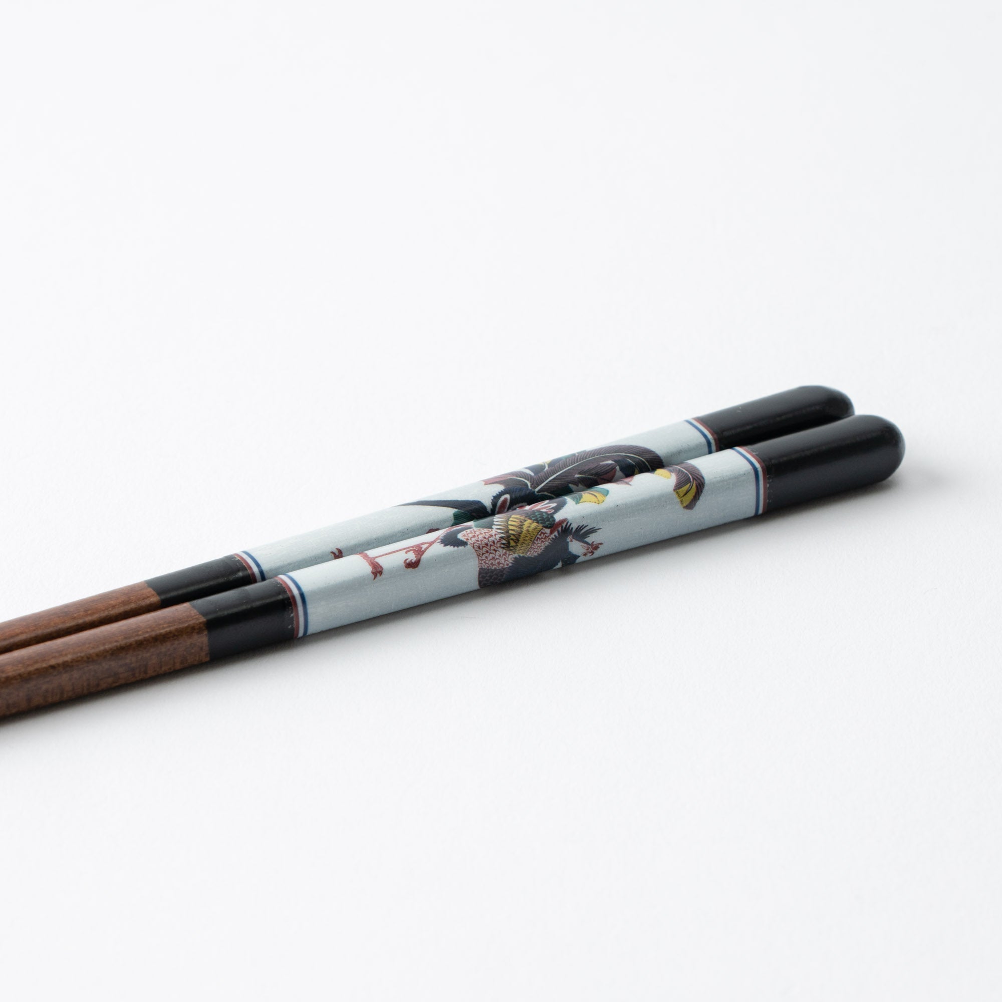 Seikou Kiln Black Kutani Color Reusable Chopsticks 23 cm (9 in) - MUSUBI KILN - Quality Japanese Tableware and Gift