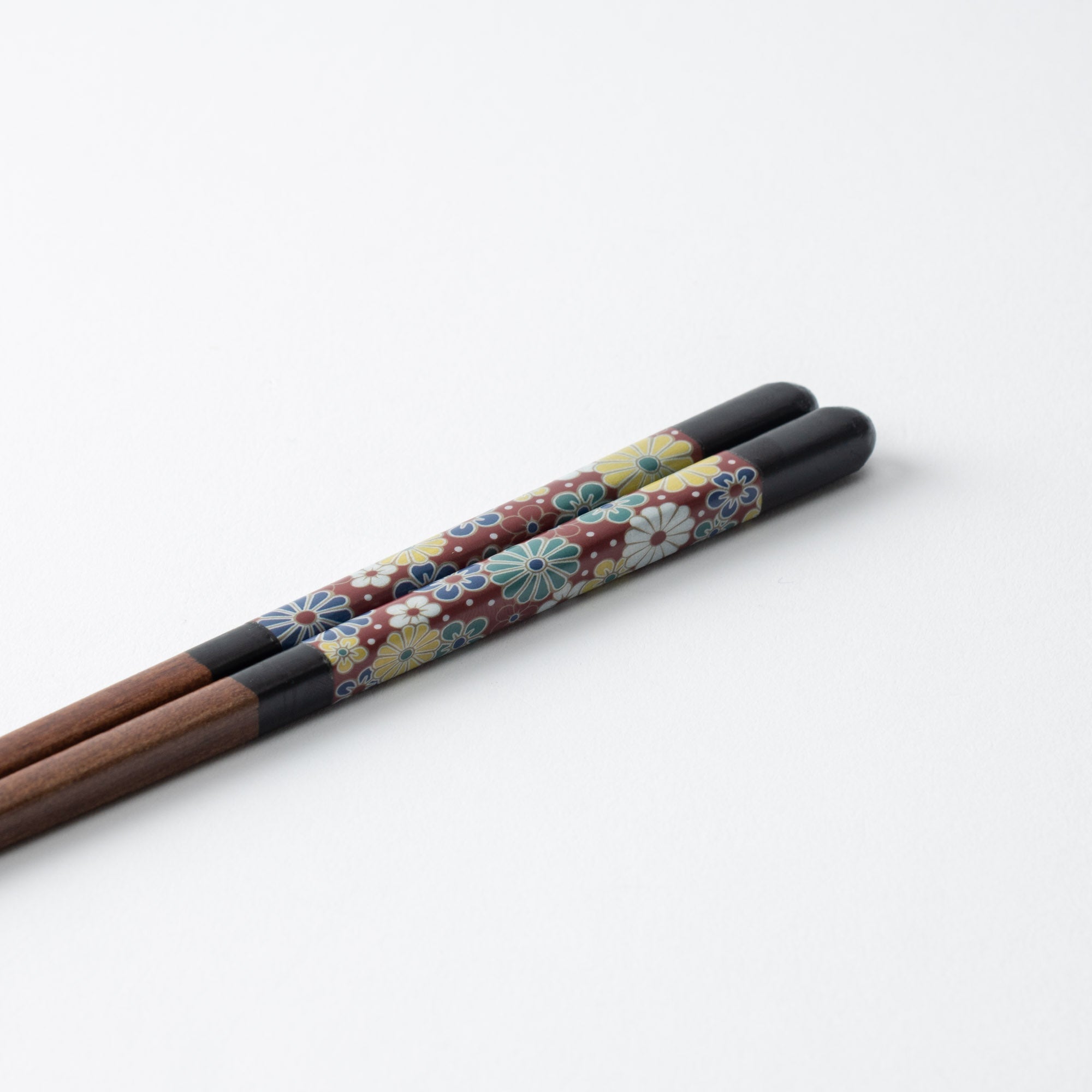 Seikou Kiln Black Kutani Color Reusable Chopsticks 23 cm (9 in) - MUSUBI KILN - Quality Japanese Tableware and Gift