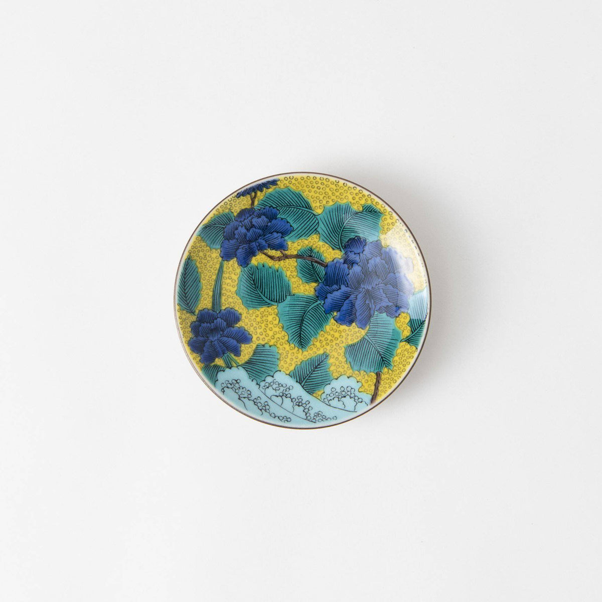Blue Peony Sauce Plate