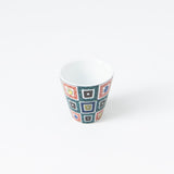 Seikou Kiln Color Tiles Kutani Ochoko Sake Cup - MUSUBI KILN - Quality Japanese Tableware and Gift