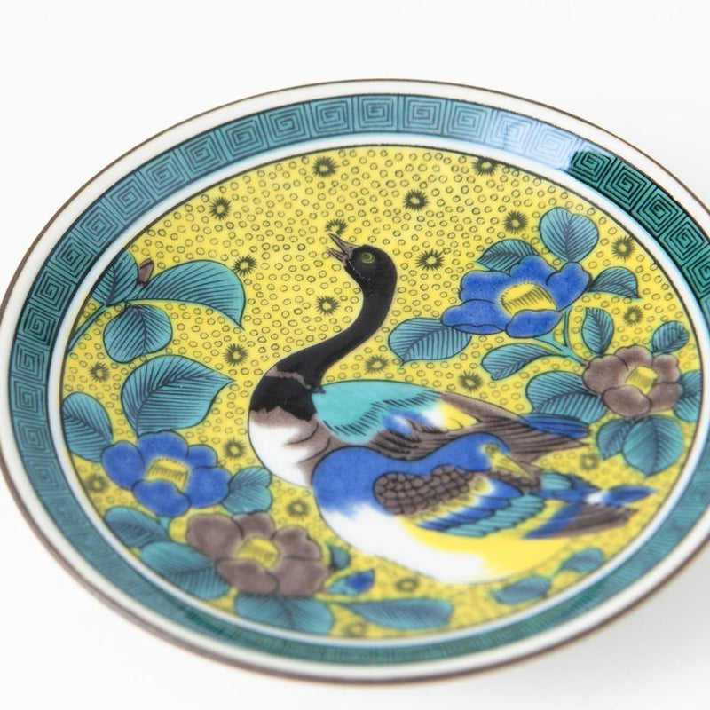 Seikou Kiln Duck Kutani Sauce Plate - MUSUBI KILN - Quality Japanese Tableware and Gift