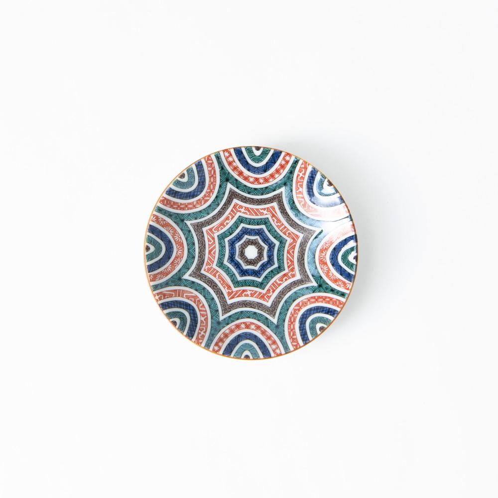 Geometric Pattern Sauce Plate