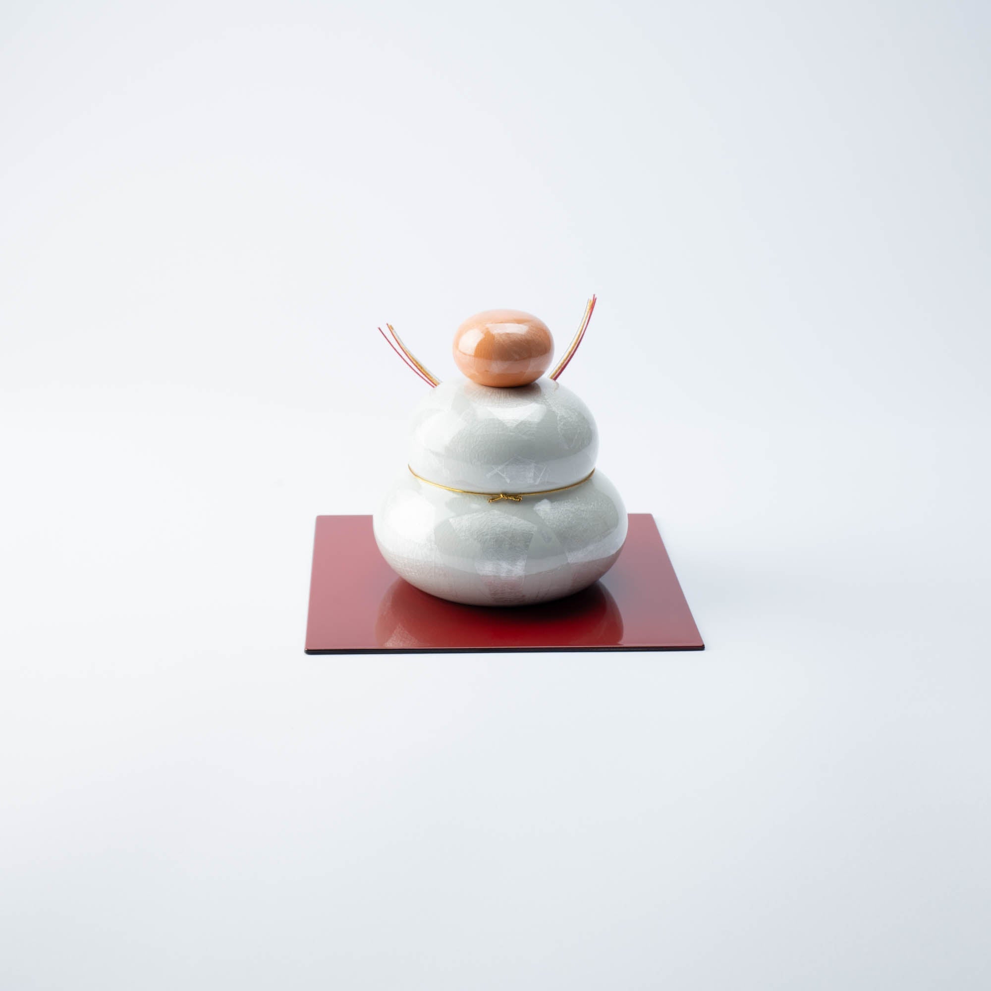 Seikou Kiln Ginsai Kutani Kagami Mochi - MUSUBI KILN - Quality Japanese Tableware and Gift