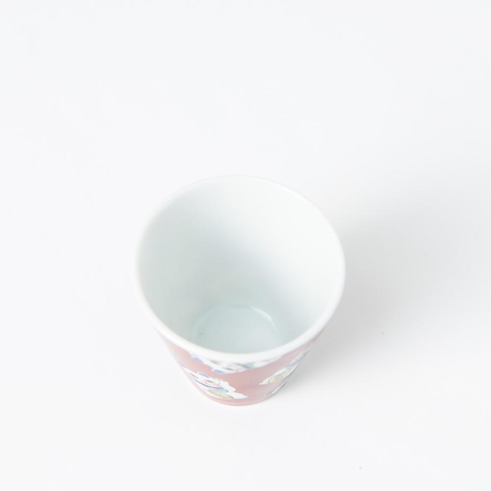 Seikou Kiln Lucky Cat Kutani Ochoko Sake Cup - MUSUBI KILN - Quality Japanese Tableware and Gift