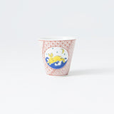 Seikou Kiln Rabbit and the Moon Kutani Ochoko Sake Cup - MUSUBI KILN - Quality Japanese Tableware and Gift