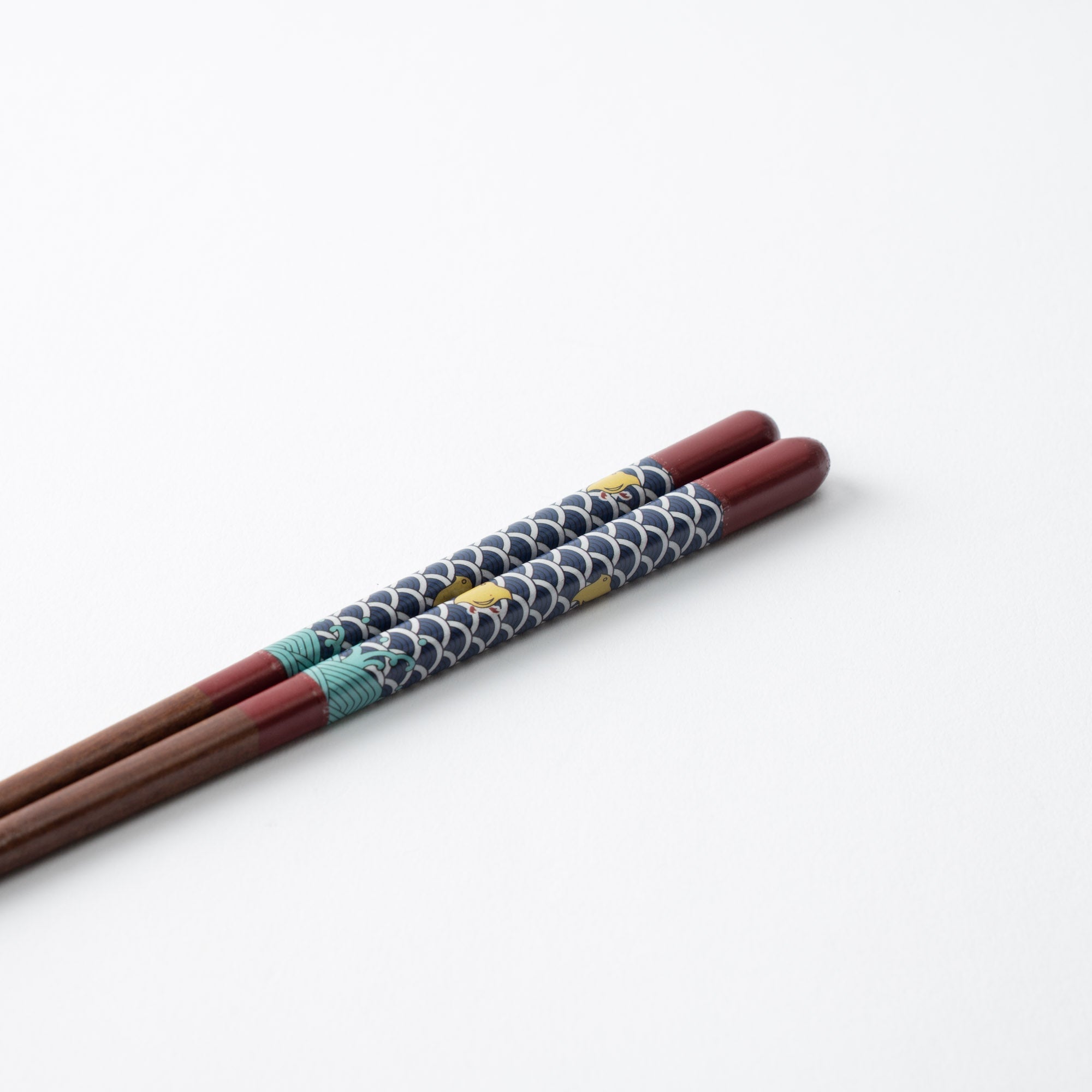 Seikou Kiln Red Kutani Color Reusable Chopsticks 21 cm (8.2 in) - MUSUBI KILN - Quality Japanese Tableware and Gift