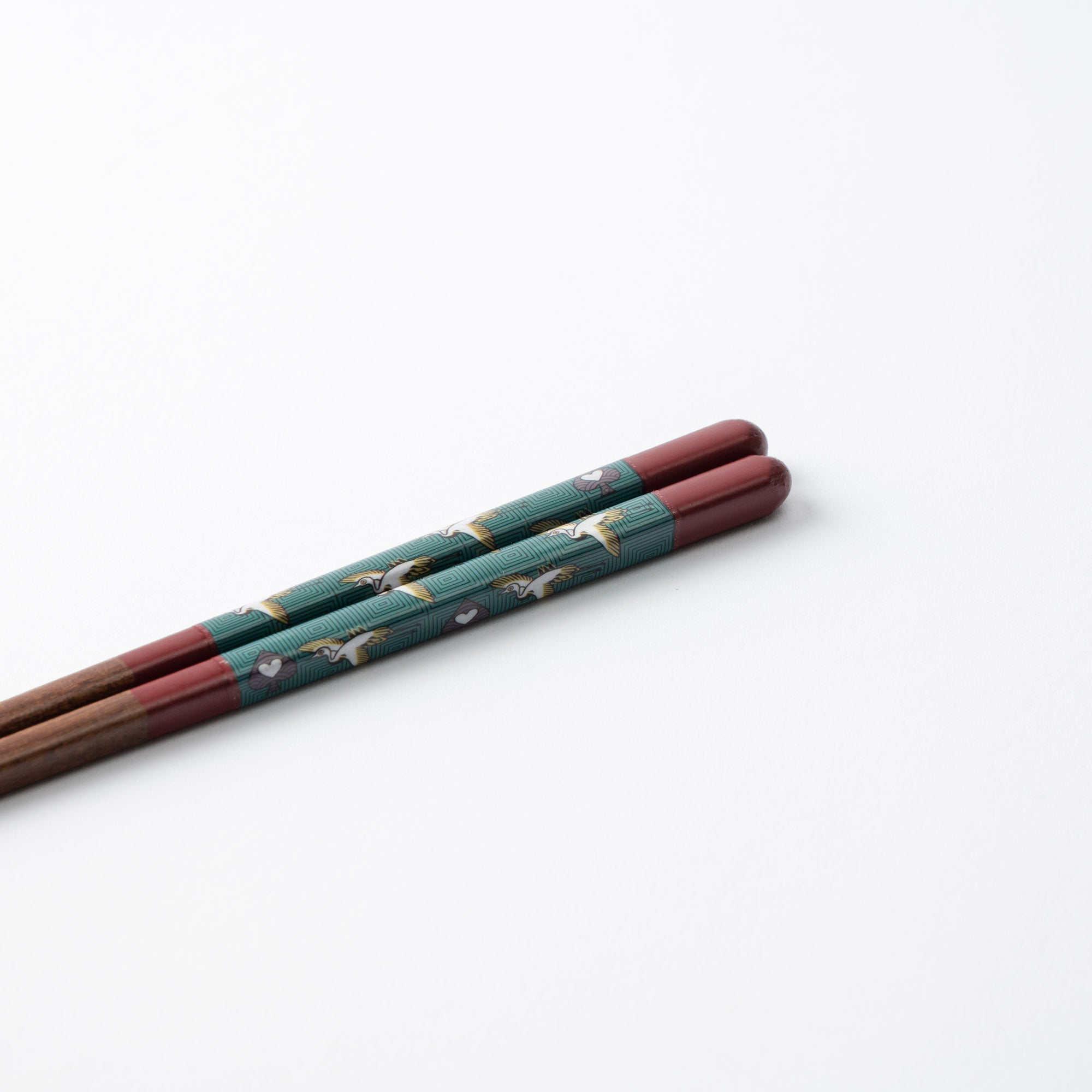 Seikou Kiln Red Kutani Color Reusable Chopsticks 21 cm (8.2 in) - MUSUBI KILN - Quality Japanese Tableware and Gift