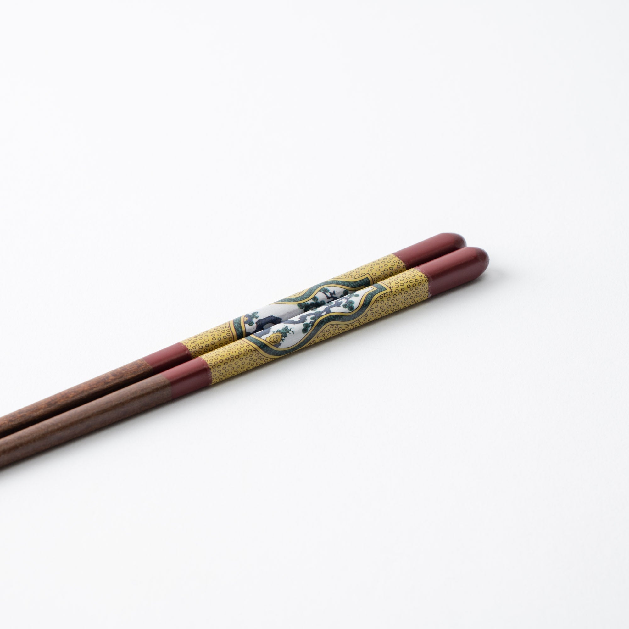 Seikou Kiln Red Kutani Color Reusable Chopsticks 21 cm (8.2 in) - MUSUBI KILN - Quality Japanese Tableware and Gift