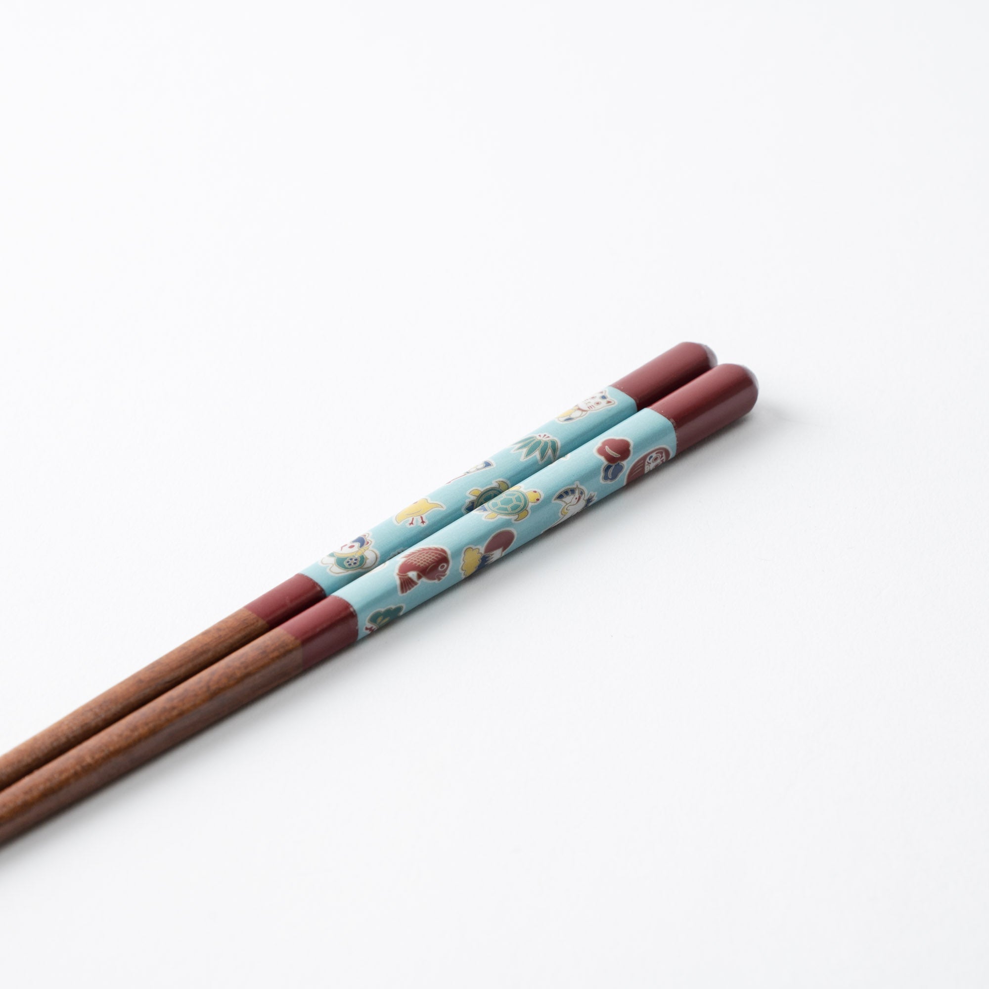 Seikou Kiln Red Kutani Color Reusable Chopsticks 21 cm (8.2 in) - MUSUBI KILN - Quality Japanese Tableware and Gift