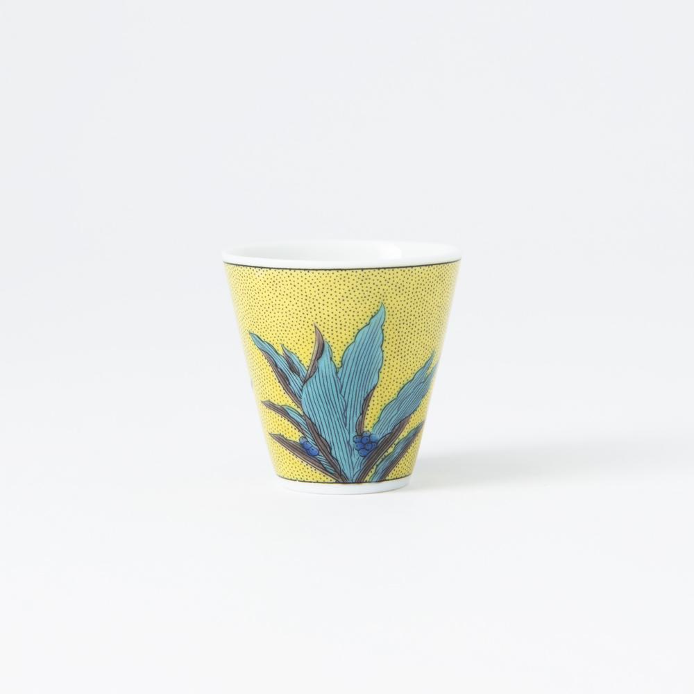 Seikou Kiln Yochidaya Omoto Kutani Ochoko Sake Cup - MUSUBI KILN - Quality Japanese Tableware and Gift