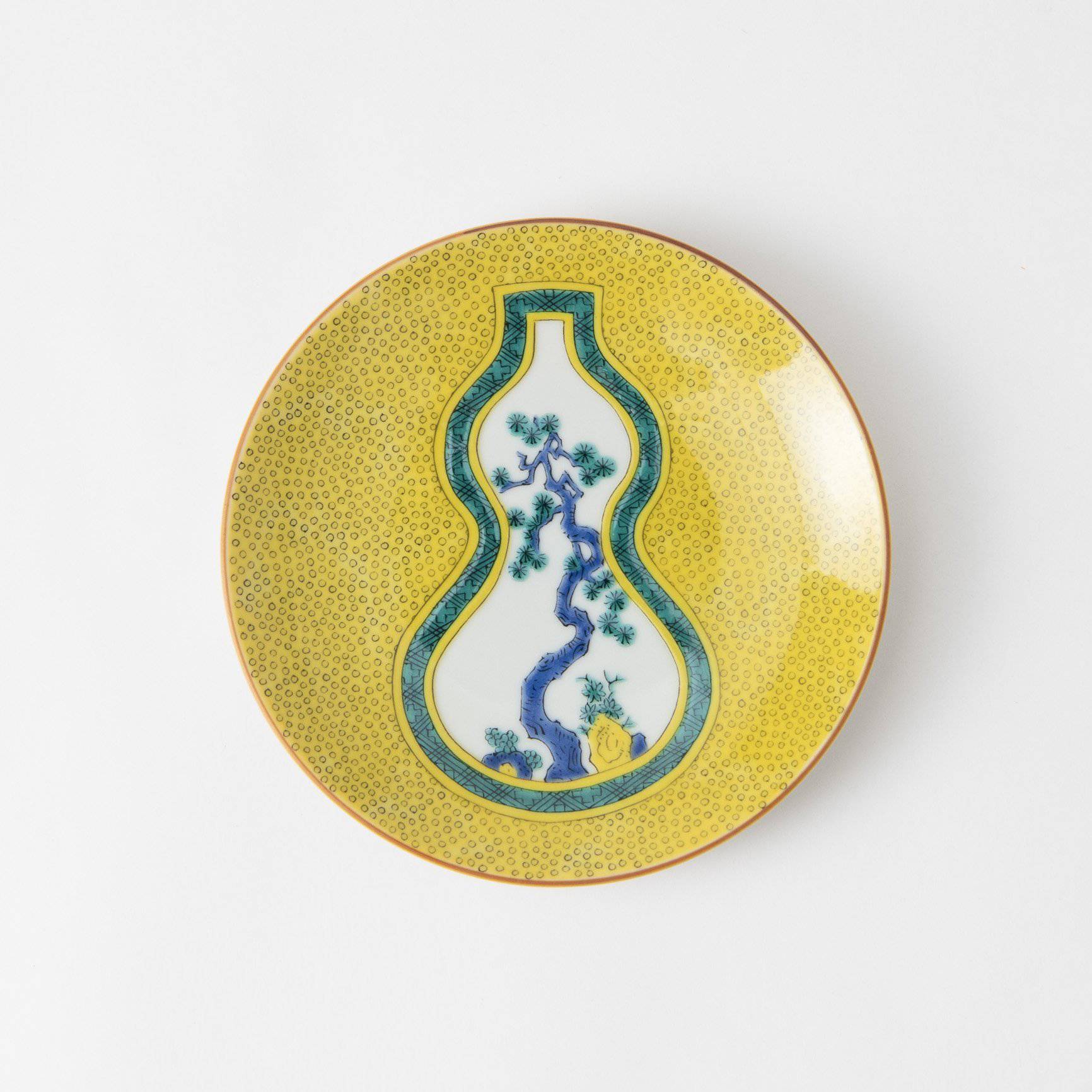 Yoshidaya Gourd Round Side Plate