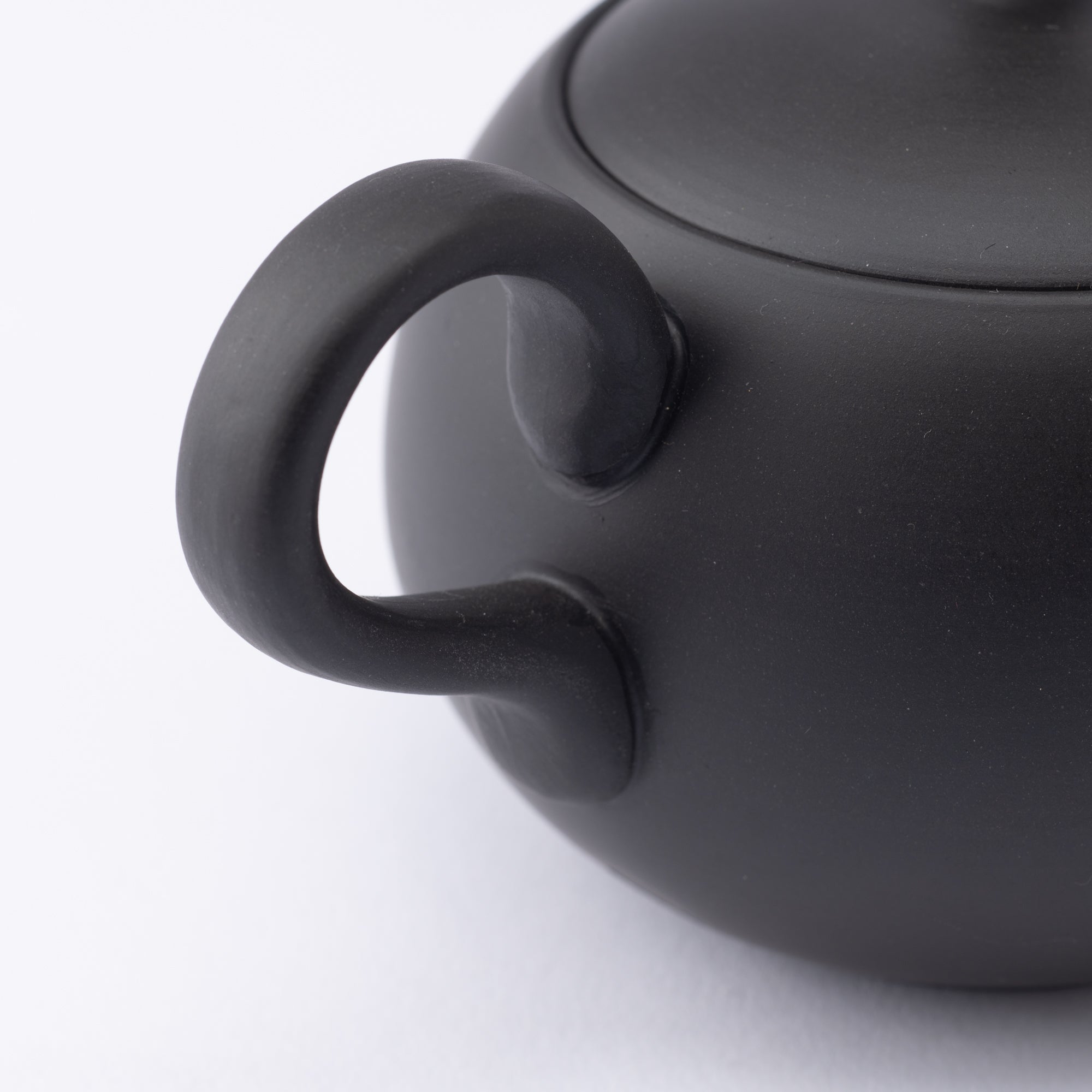 Shoho Black Leaf Tokoname Japanese Teapot Set 6.1oz(180ml) - Sasame and Ceramesh - MUSUBI KILN - Quality Japanese Tableware and Gift