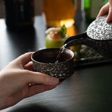 Sinra Nishiki Kagawa Lacquerware Wide Guinomi Sake Cup - MUSUBI KILN - Quality Japanese Tableware and Gift