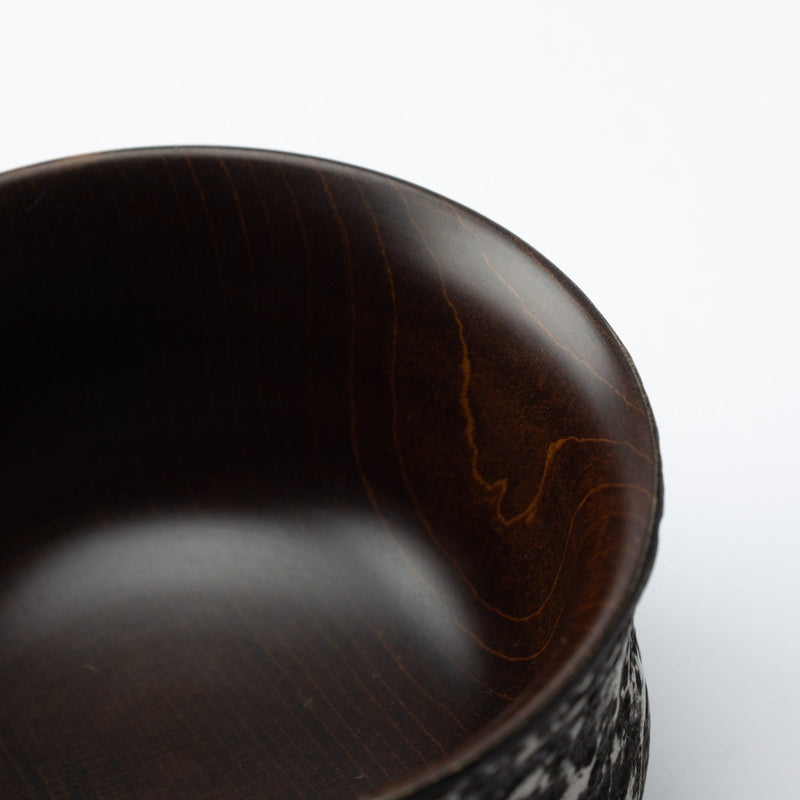 Sinra Nishiki Kagawa Lacquerware Wide Guinomi Sake Cup - MUSUBI KILN - Quality Japanese Tableware and Gift