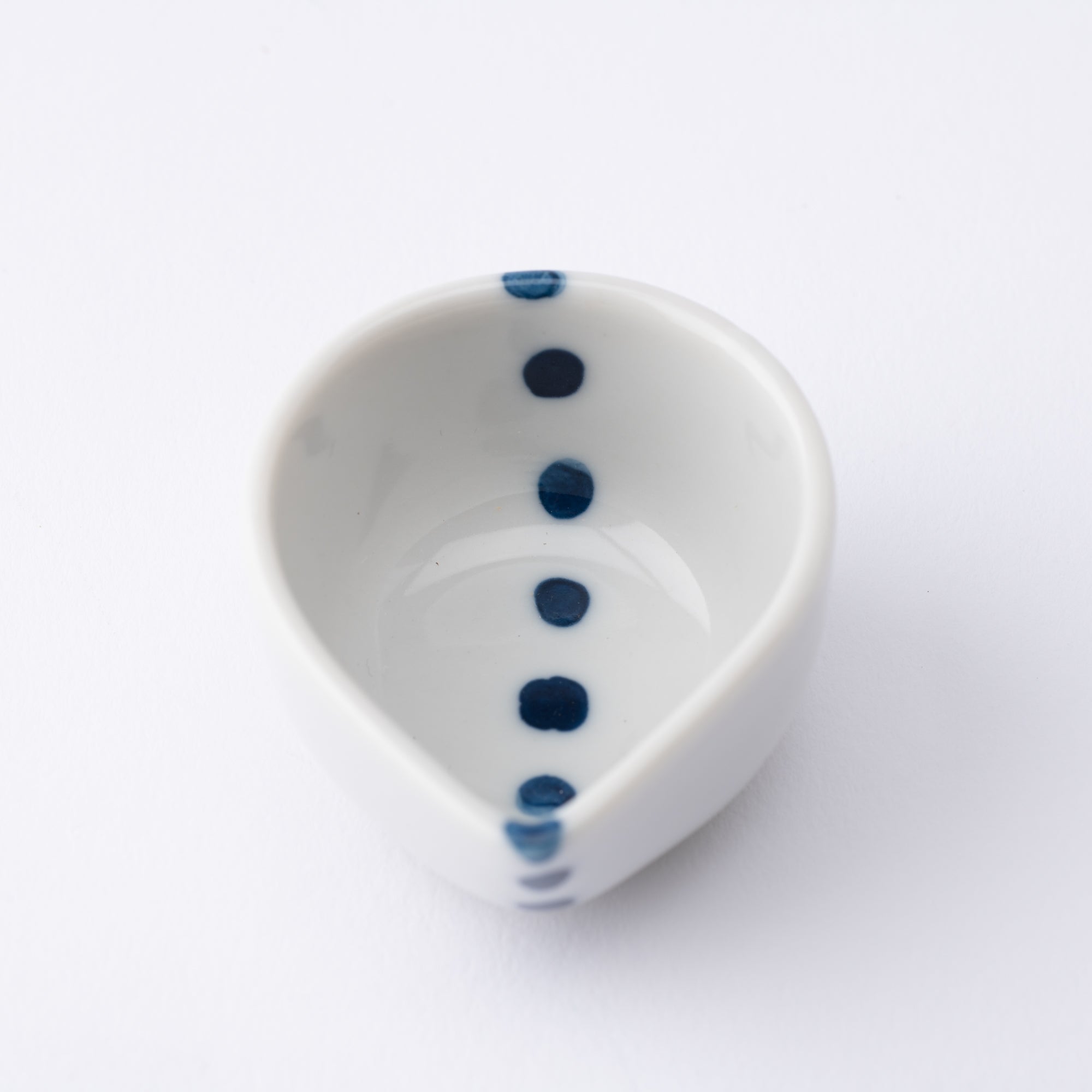 Small Dot Seto Ware Small Sauce Container - MUSUBI KILN - Quality Japanese Tableware and Gift