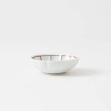 Soramoe Red Chrysanthemum Hasami Kozuke Kobachi Bowl - MUSUBI KILN - Quality Japanese Tableware and Gift