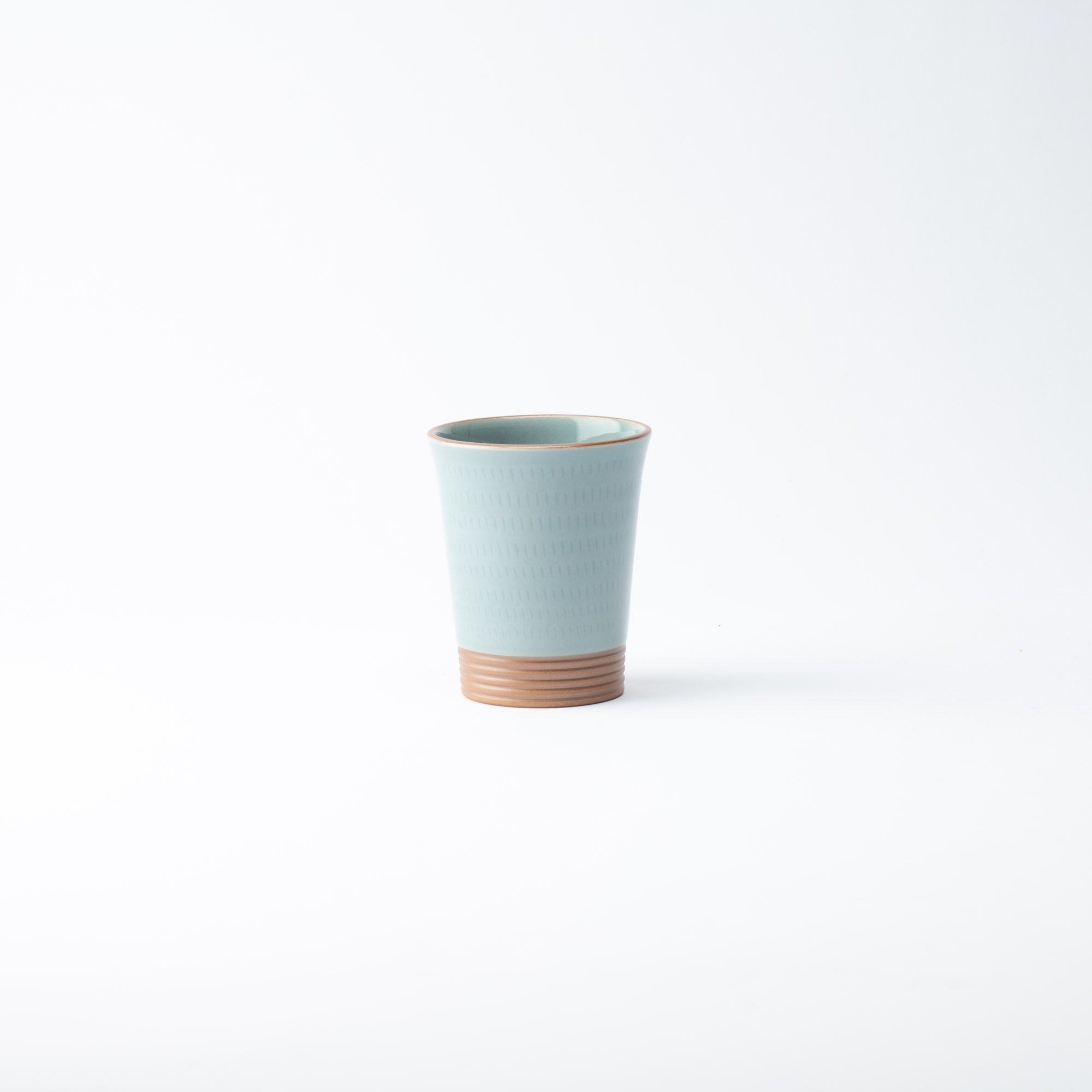 Soryu Kiln Celadon Tobikanna Kiyomizu Ware Large Cup - MUSUBI KILN - Quality Japanese Tableware and Gift