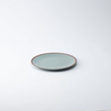 Soryu Kiln Celadon Tobikanna Kiyomizu Ware Plate 8.3in - MUSUBI KILN - Quality Japanese Tableware and Gift