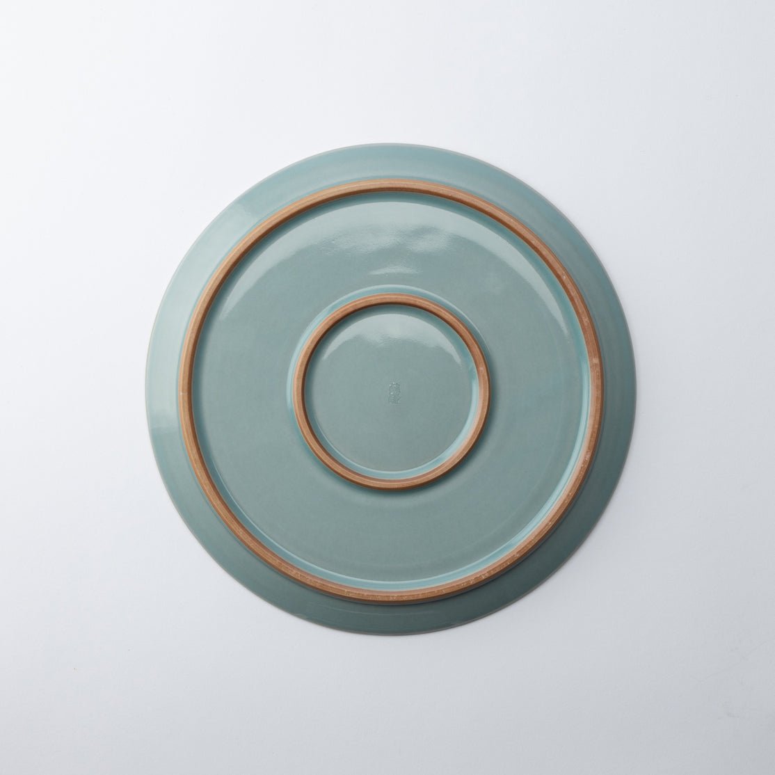 Soryu Kiln Celadon Tobikanna Kiyomizu Ware Plate 9.4in - MUSUBI KILN - Quality Japanese Tableware and Gift