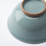 Soryu Kiln Celadon Tobikanna Kiyomizu Ware Rice Bowl - MUSUBI KILN - Quality Japanese Tableware and Gift