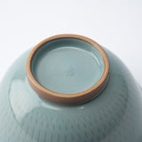 Soryu Kiln Celadon Tobikanna Kiyomizu Ware Rice Bowl - MUSUBI KILN - Quality Japanese Tableware and Gift