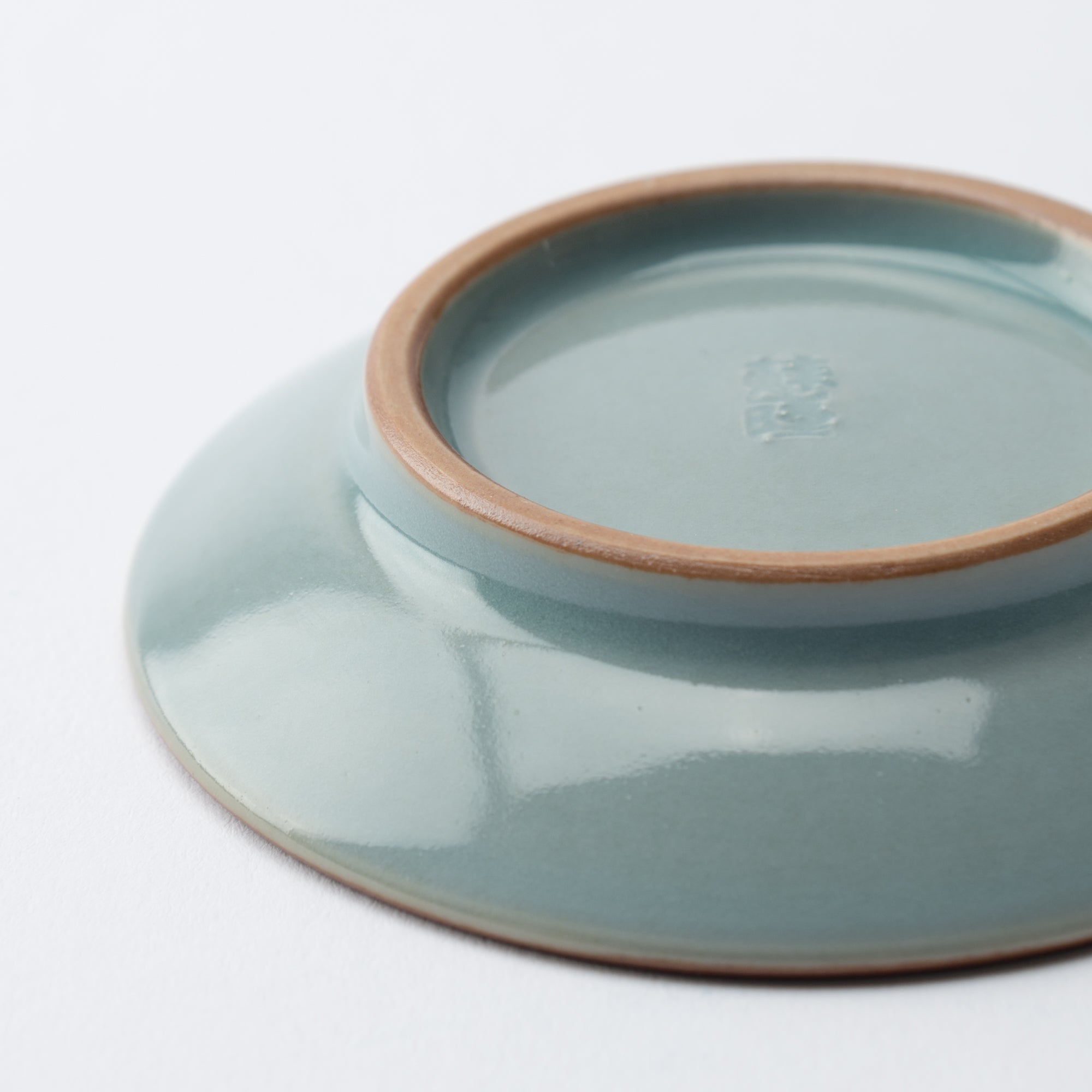 Soryu Kiln Celadon Tobikanna Kiyomizu Ware Sauce Plate - MUSUBI KILN - Quality Japanese Tableware and Gift