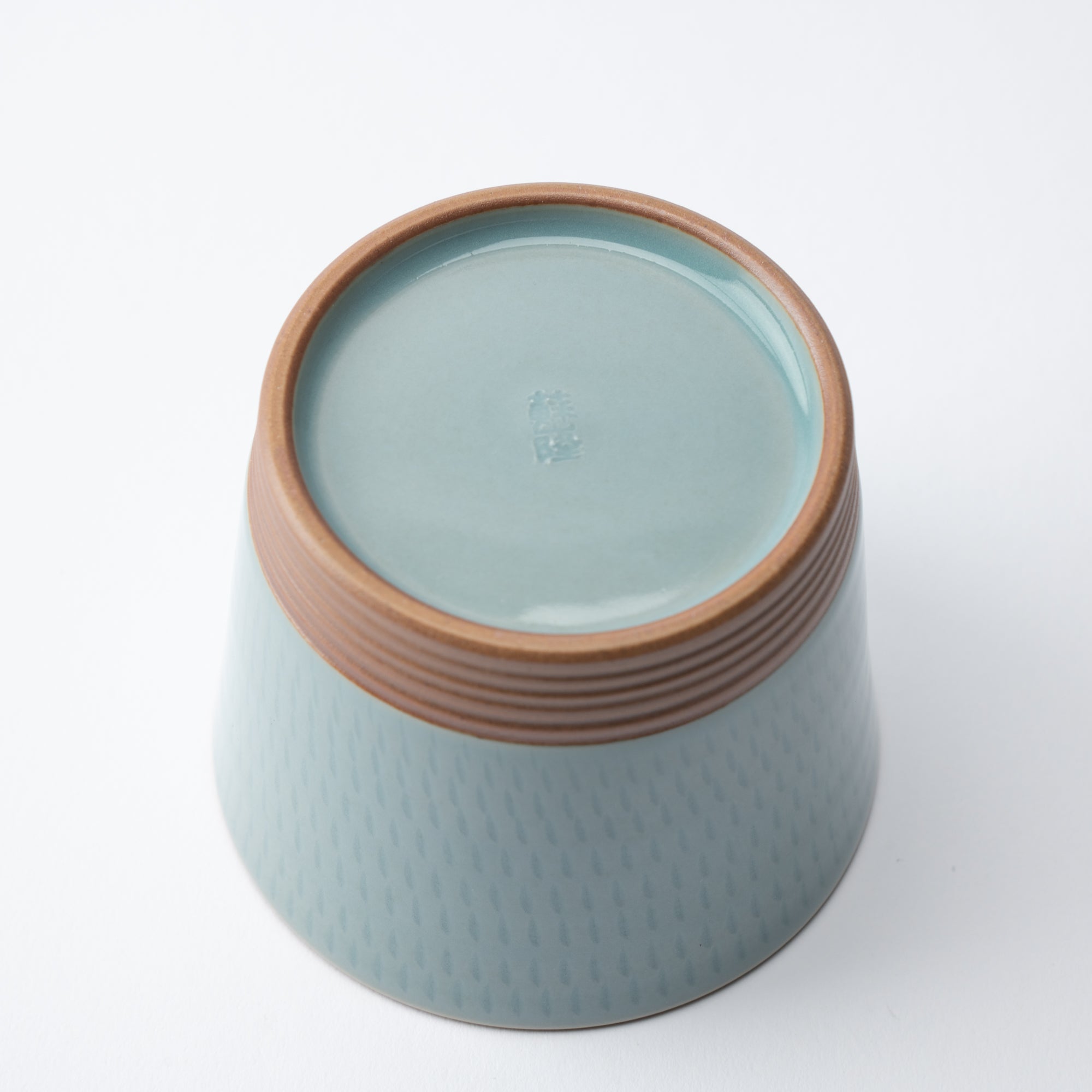 Soryu Kiln Celadon Tobikanna Kiyomizu Ware Small Cup - MUSUBI KILN - Quality Japanese Tableware and Gift