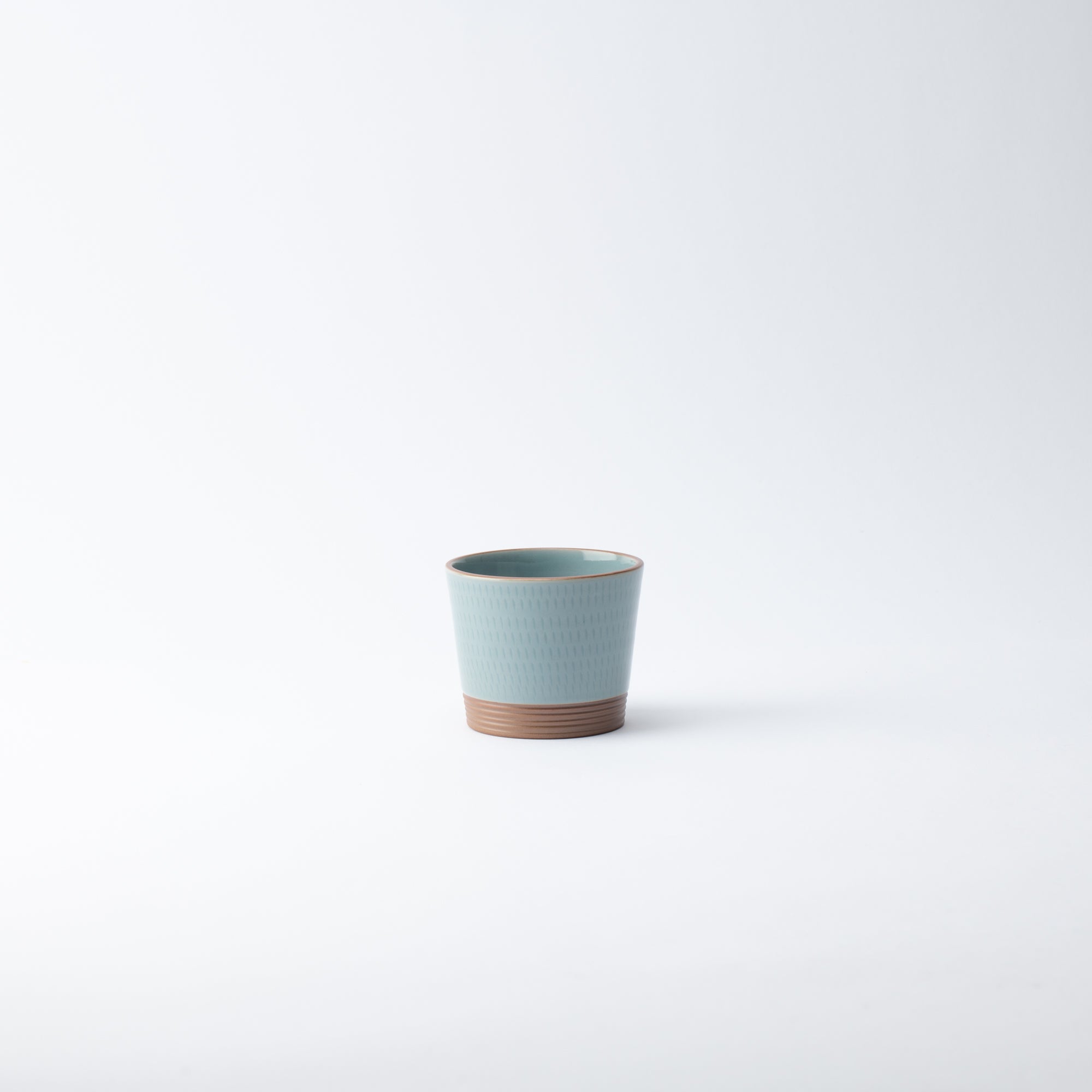 Soryu Kiln Celadon Tobikanna Kiyomizu Ware Small Cup - MUSUBI KILN - Quality Japanese Tableware and Gift