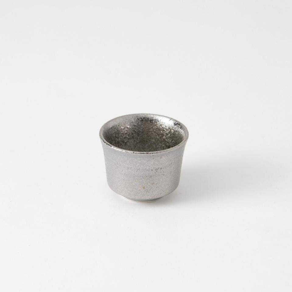 Soukyu Kiln Ginsai Kutani Ochoko Sake Cup - MUSUBI KILN - Quality Japanese Tableware and Gift