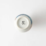 Souraku - An Blue Peony Sake Set - MUSUBI KILN - Quality Japanese Tableware and Gift