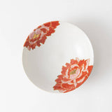 Souraku - An Red Peony Bowl Set A - MUSUBI KILN - Quality Japanese Tableware and Gift