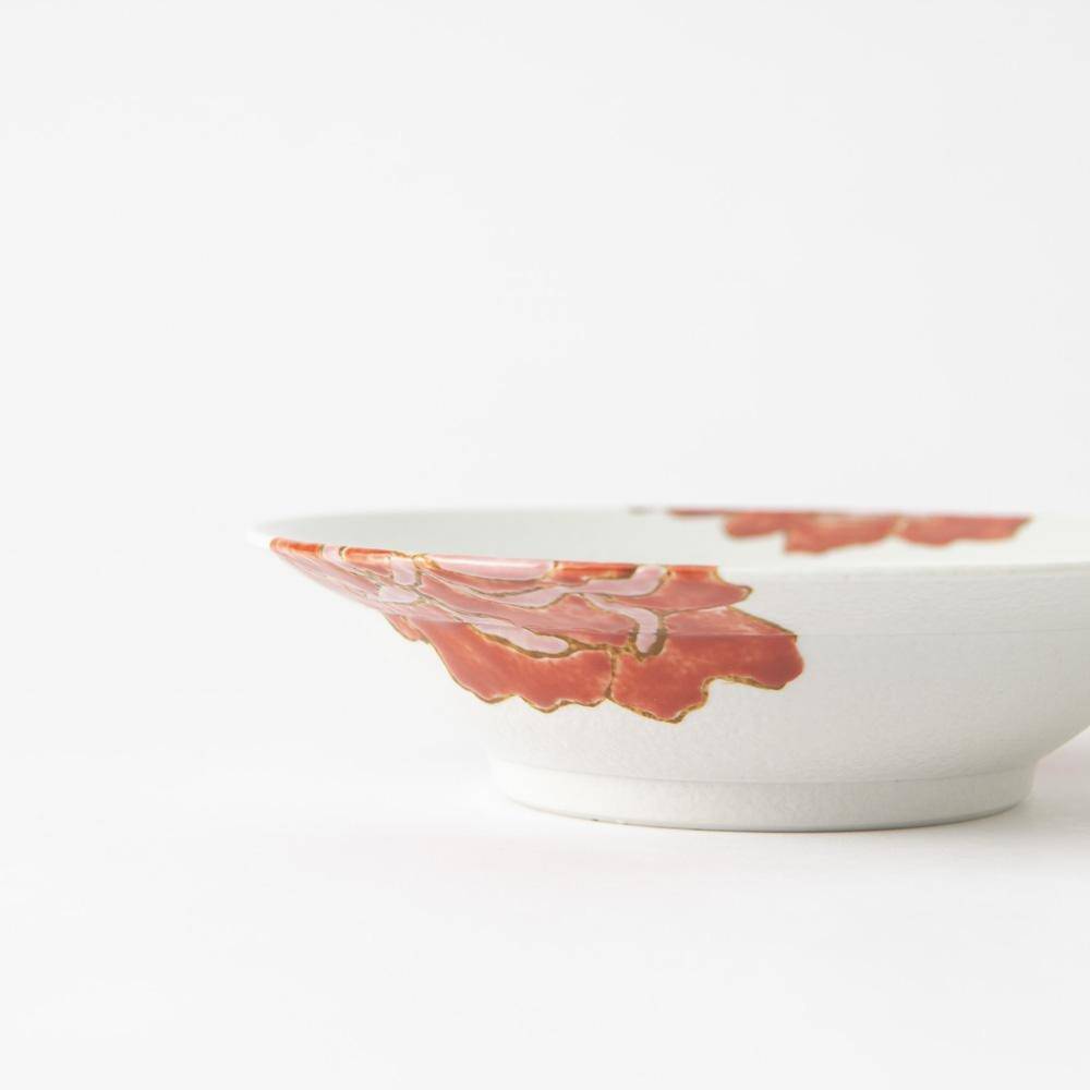 Souraku - An Red Peony Bowl Set B - MUSUBI KILN - Quality Japanese Tableware and Gift