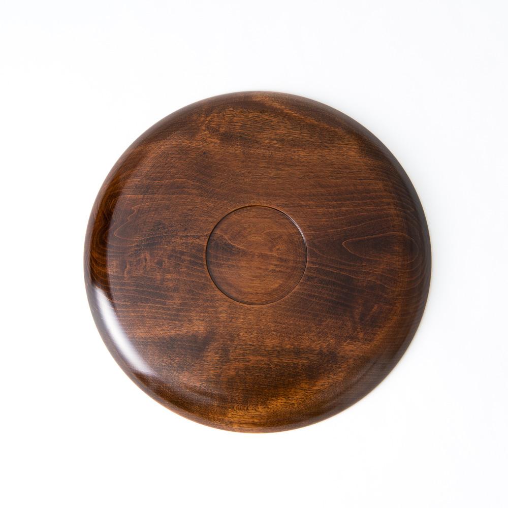 Spinning Top Round Shaped Yamanaka Lacquerware Tray - MUSUBI KILN - Quality Japanese Tableware and Gift