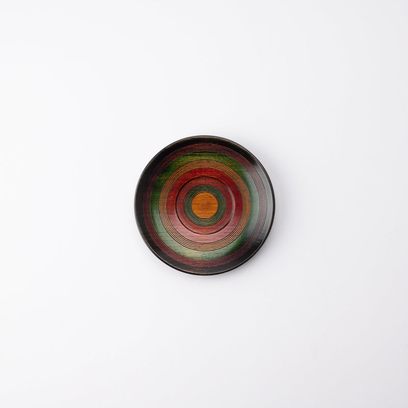 Spinning Top Wipe - lacquer Yamanaka Lacquerware Coaster Set - MUSUBI KILN - Quality Japanese Tableware and Gift