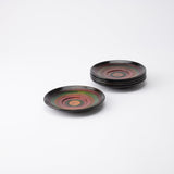 Spinning Top Wipe - lacquer Yamanaka Lacquerware Coaster Set - MUSUBI KILN - Quality Japanese Tableware and Gift