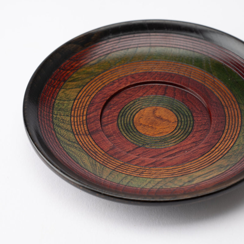 Spinning Top Wipe - lacquer Yamanaka Lacquerware Coaster Set - MUSUBI KILN - Quality Japanese Tableware and Gift