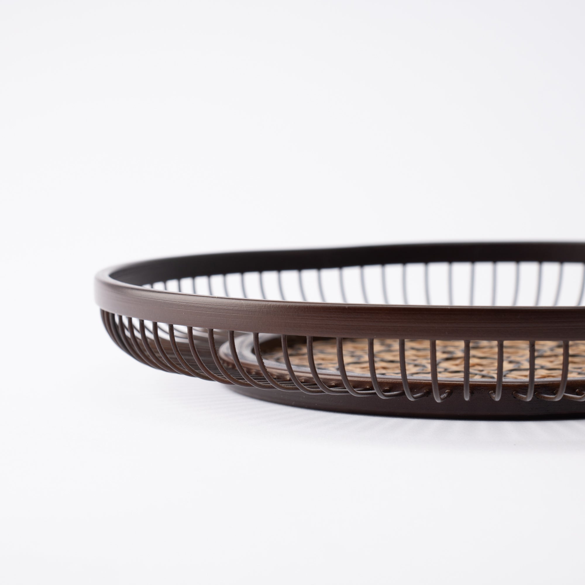 Suian Suruga Bamboo Basketry Small Tray - MUSUBI KILN - Quality Japanese Tableware and Gift