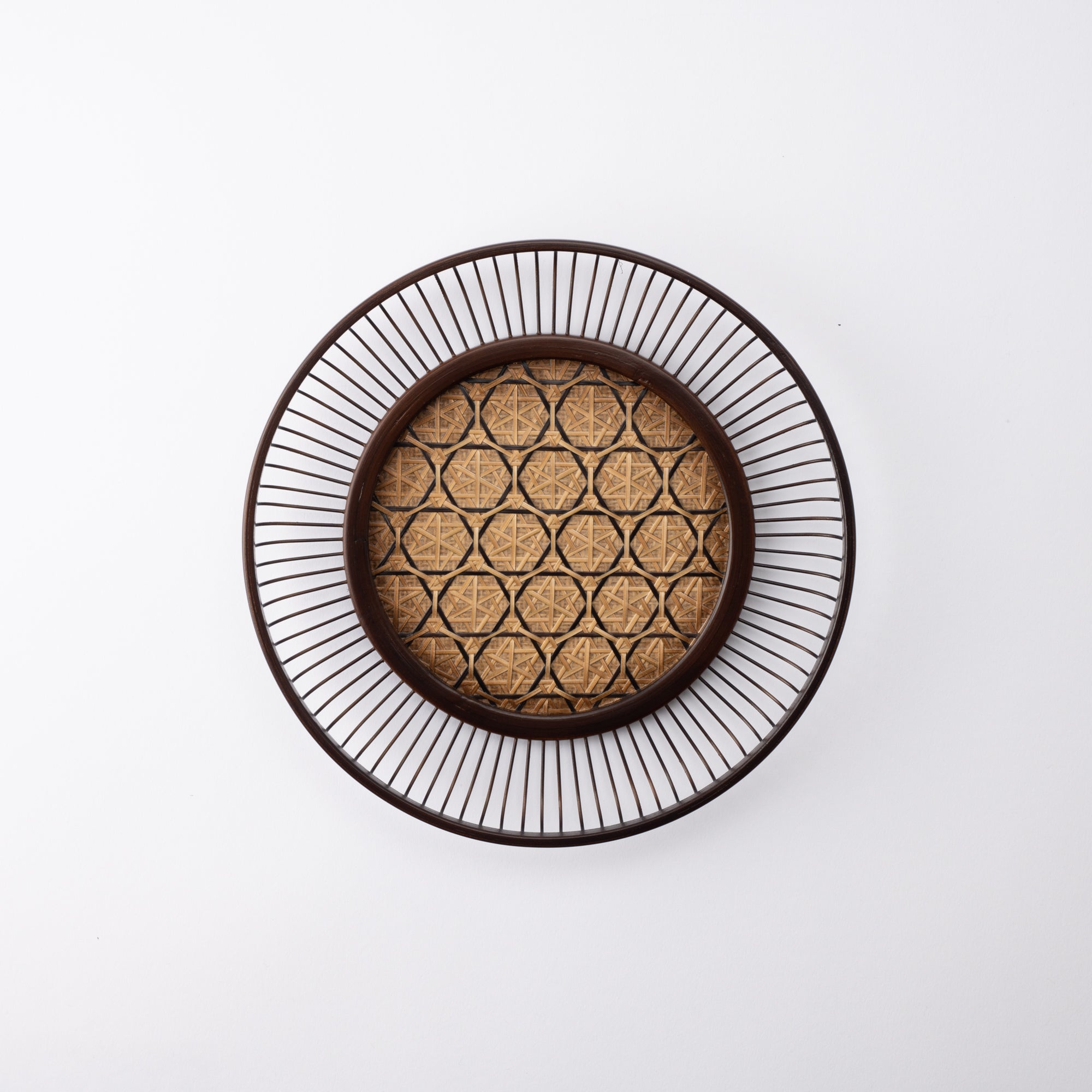 Suian Suruga Bamboo Basketry Small Tray - MUSUBI KILN - Quality Japanese Tableware and Gift