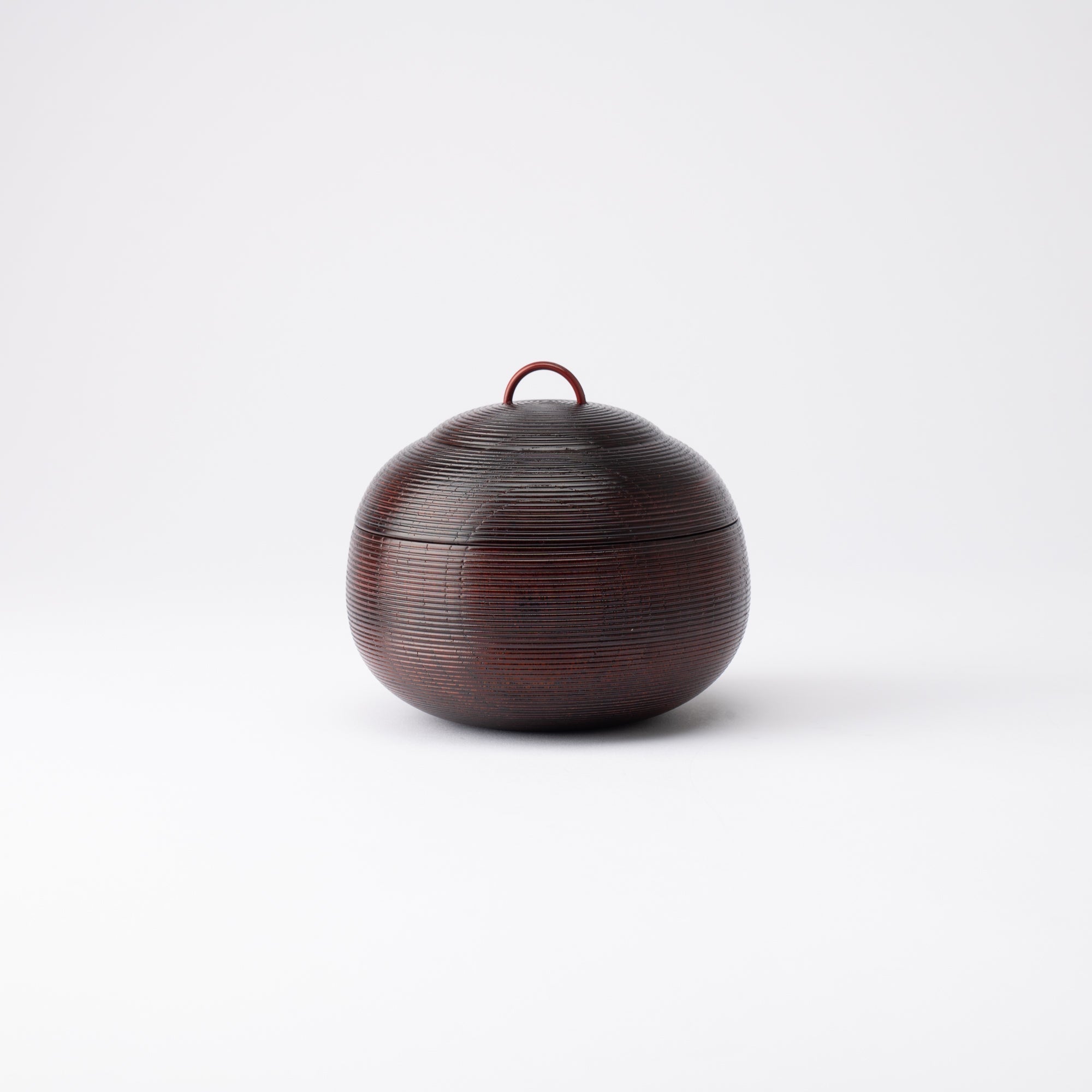 Suji - biki Zelkova Yamanaka Lacquerware Candy Box - MUSUBI KILN - Quality Japanese Tableware and Gift