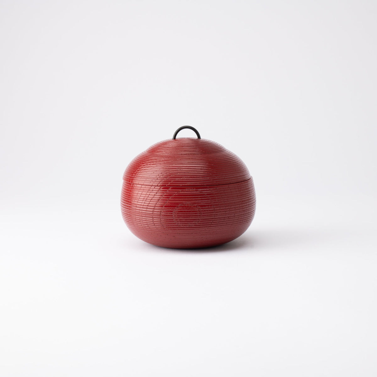 Concentric Circle–Patterned Round Candy Box