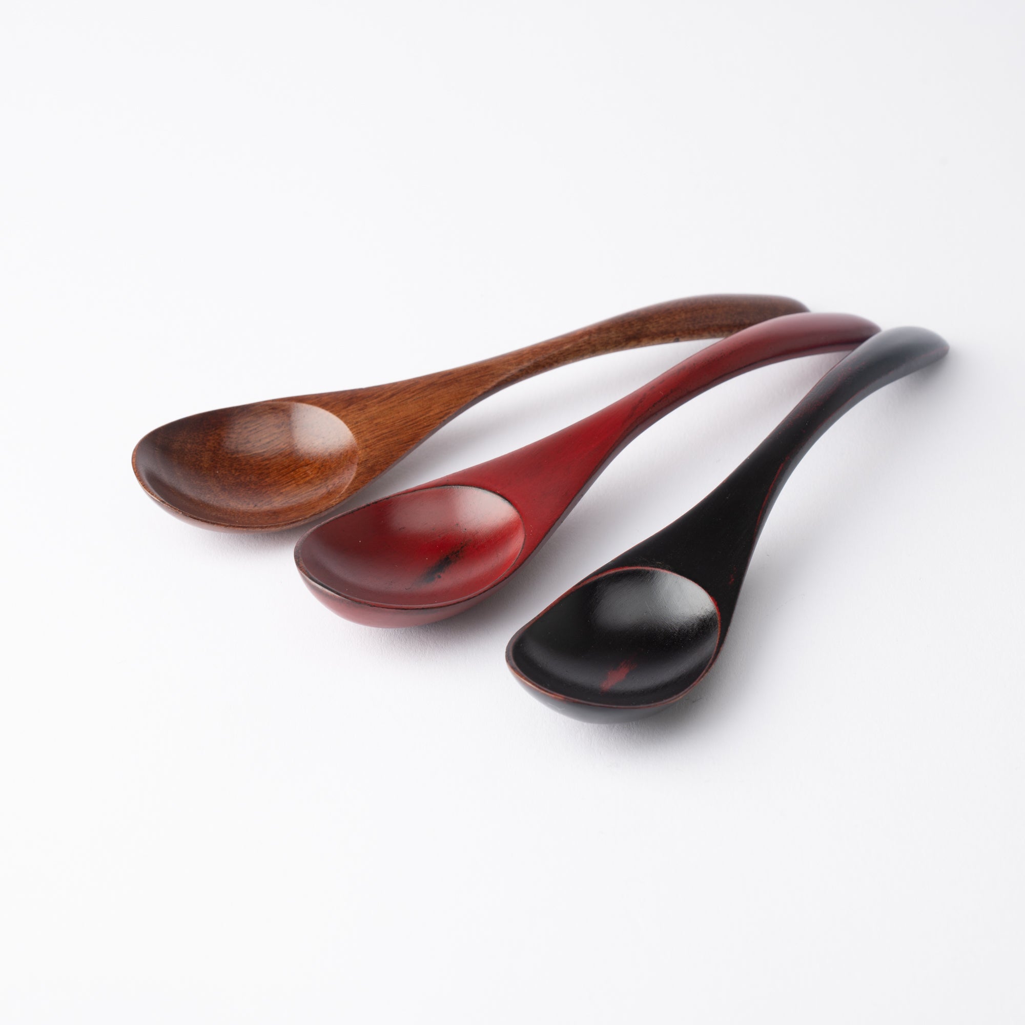 Suri Urushi Yamanaka Lacquerware Dessert Spoon - MUSUBI KILN - Quality Japanese Tableware and Gift