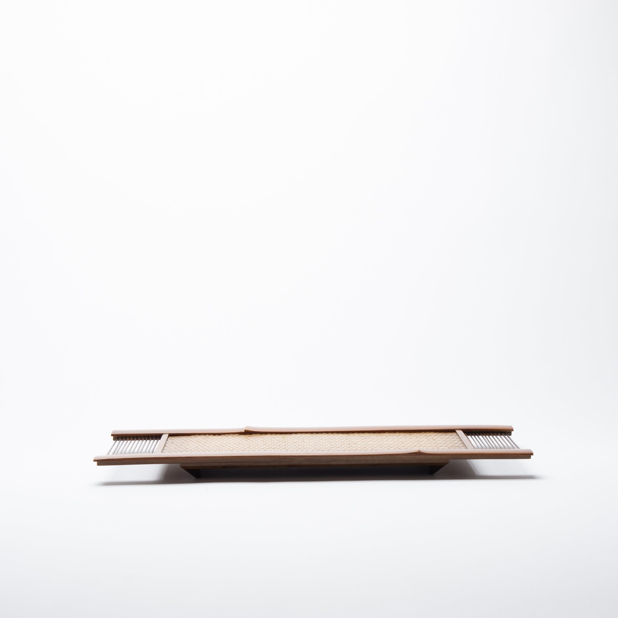 Suruga Bamboo Basketry Footed Long Tray - MUSUBI KILN - Quality Japanese Tableware and Gift