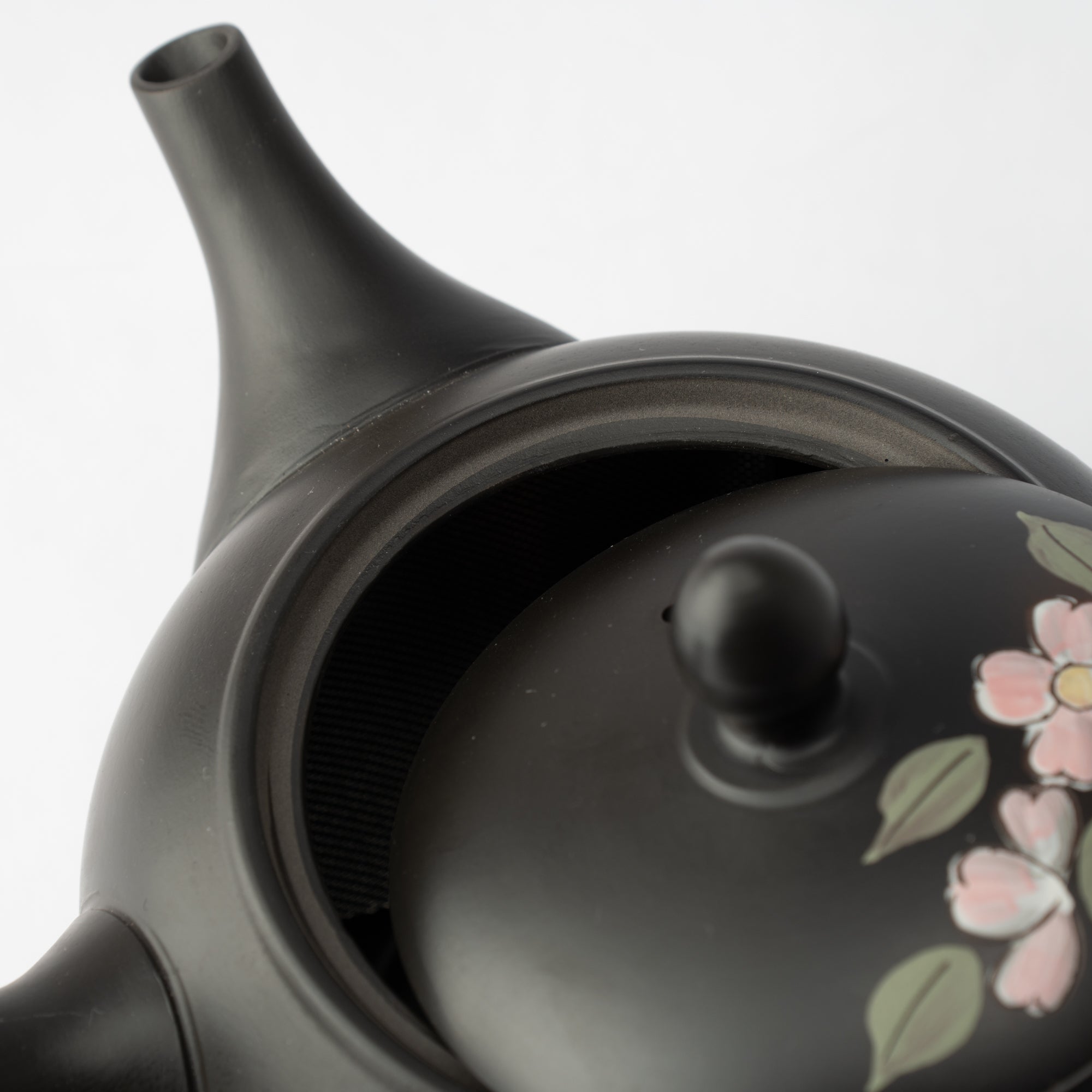 Syunju Hanamizuki Tokoname Japanese Teapot 17oz(500ml) - Sawayaka - MUSUBI KILN - Quality Japanese Tableware and Gift