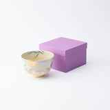 Tanaka Toubou Rabbit and Moon Kyo Ware Matcha Bowl Chawan - MUSUBI KILN - Quality Japanese Tableware and Gift